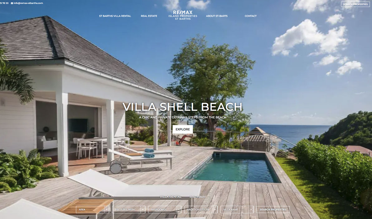 remax st barths villa rental